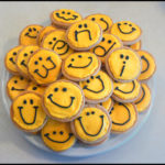 Smiley cookies make sweet gifts!